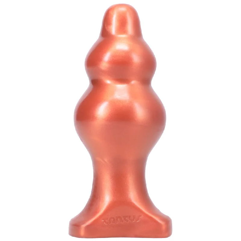 anal toys for playful fun-Tantus Severin Large Super Soft Anal Plug Copper (Bag)