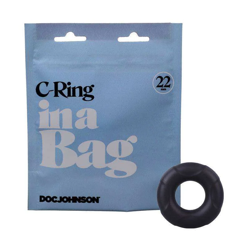 cock ring modern comfort-Doc Johnson Silicone Cockring In A Bag