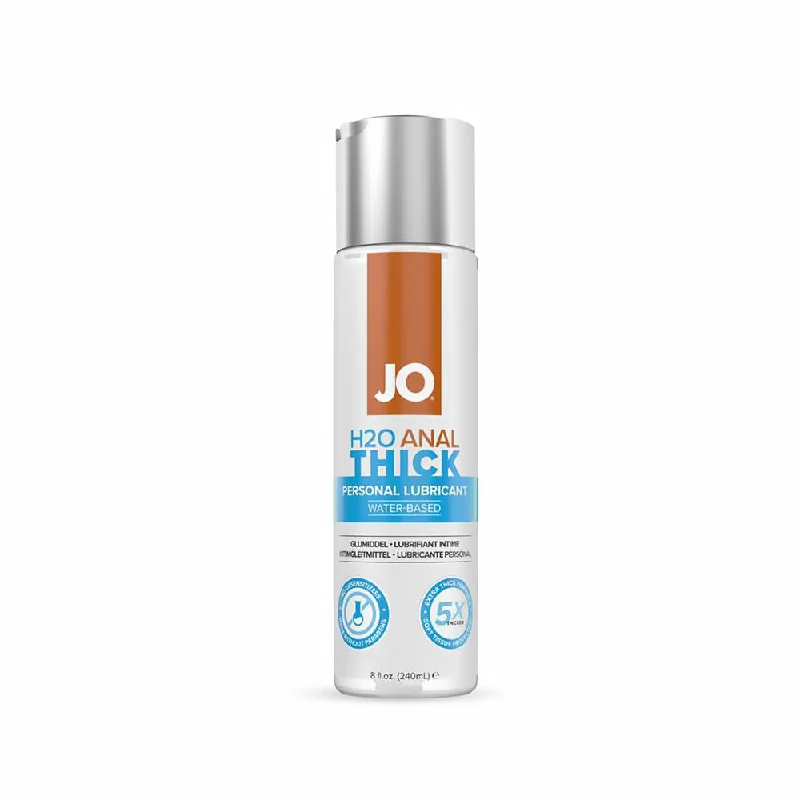 anal toys for deep pleasure-JO H2O Anal Thick Water-Based Lubricant 8 oz.