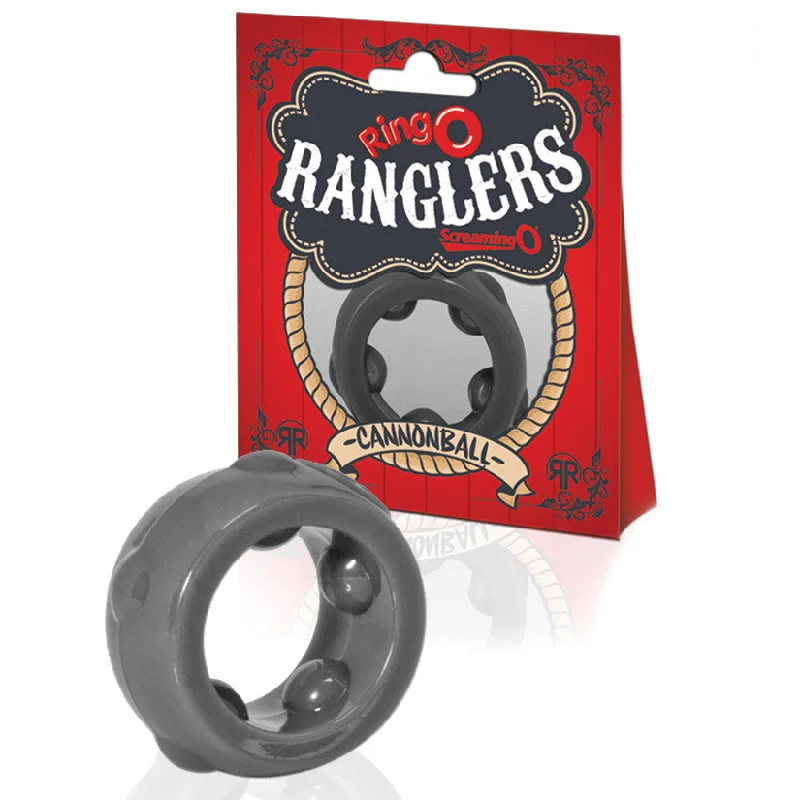 cock ring comfort design-Screaming O Ranglers Penis Cock Ring - CannonBall