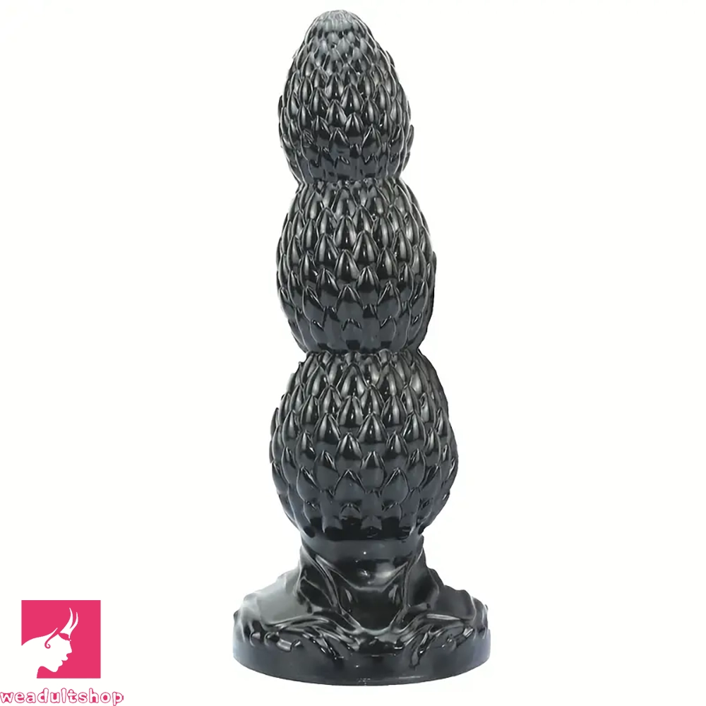 Penis-itchy-6.4in 8.4in 10.8in Monster Ribbed Butt Plug Dildo For Multiple Orgasm