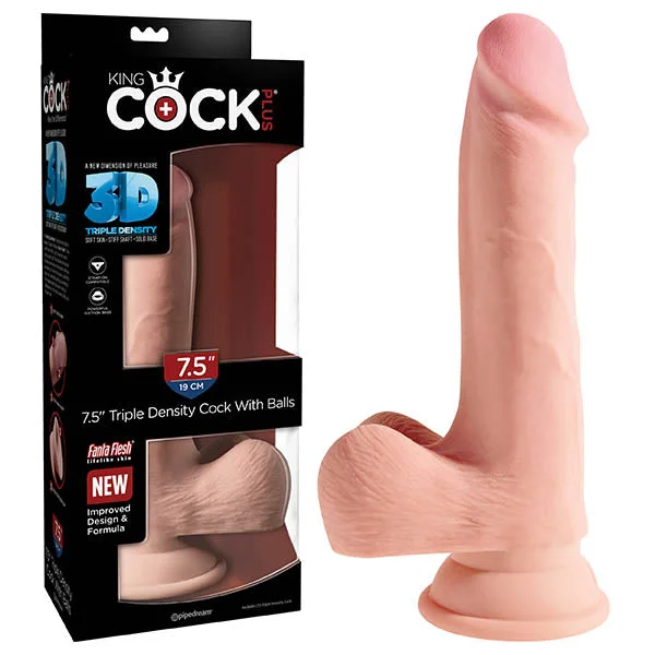 how-to-maintain-penis-health-King Cock Plus 7.5'' Triple Density Cock with Balls