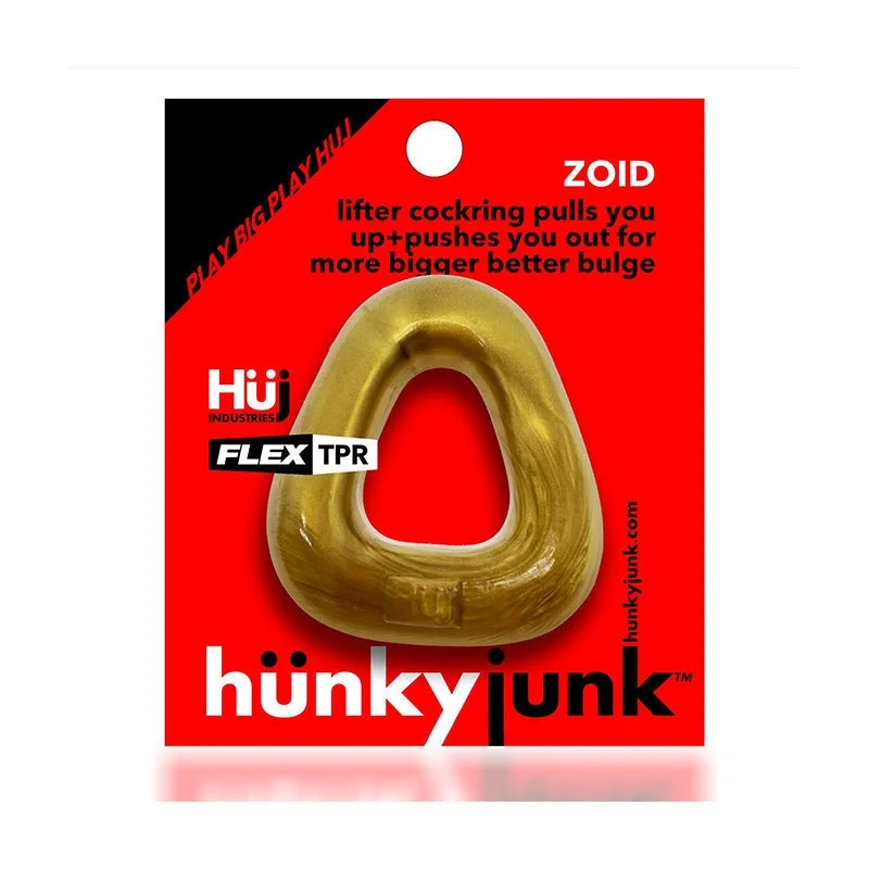 cock ring couple texture-Hunkyjunk Zoid Trapezoid Lifter Cockring