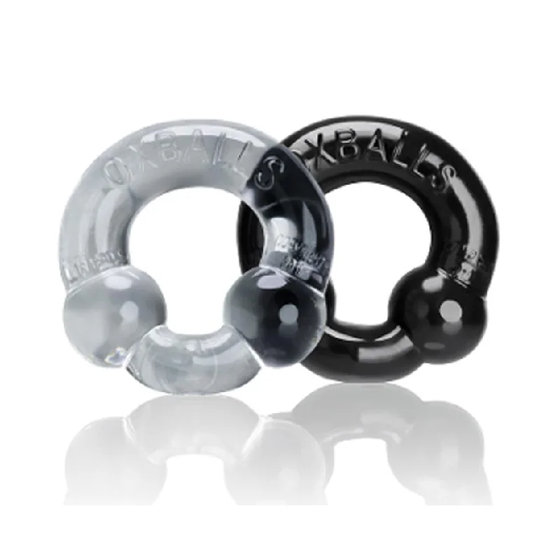 anal toys with portable shaft-Oxballs Ultraballs 2 Piece Cockring Set