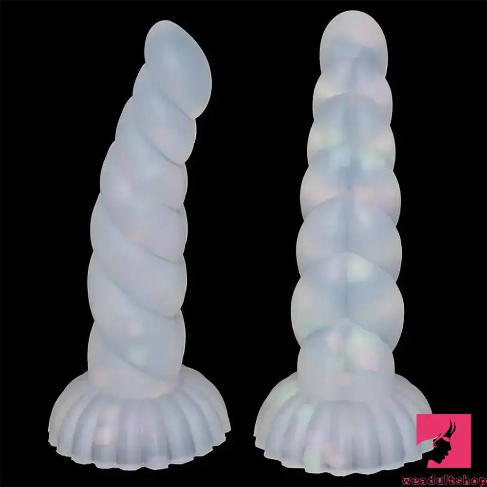 Dildo-wet-5.43in 8.86in Big Lifelike Jelly Glowing Dildo With Sucker Female Masturbator