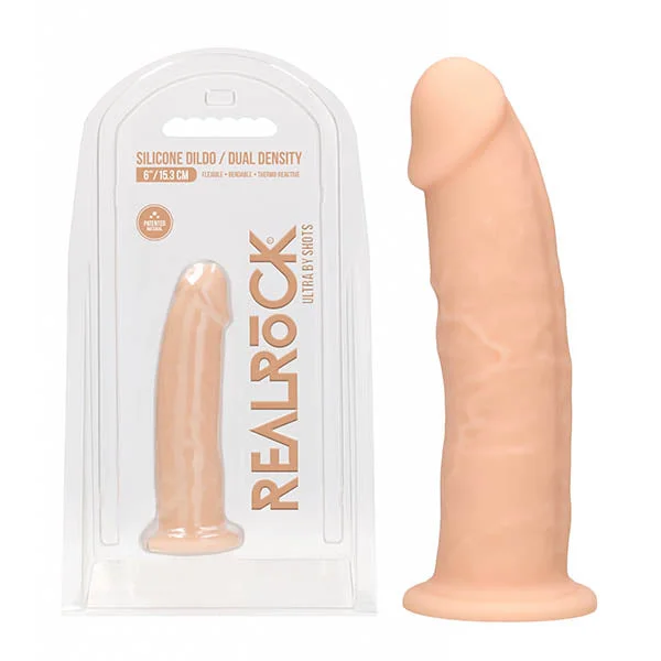 penis-size-comparison-facts-RealRock Ultra 6'' Silicone Dildo