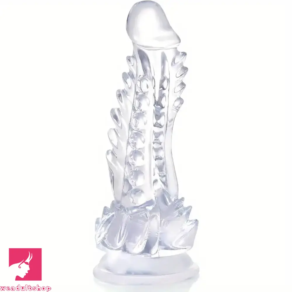 Dildo-edition-9in Monster Big Clear Dragon Suction Cup Dildo For Female Sex Toy