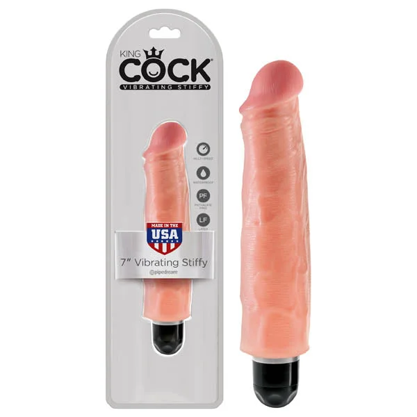 penis-exercise-tools-reviews-King Cock 7'' Vibrating Stiffy