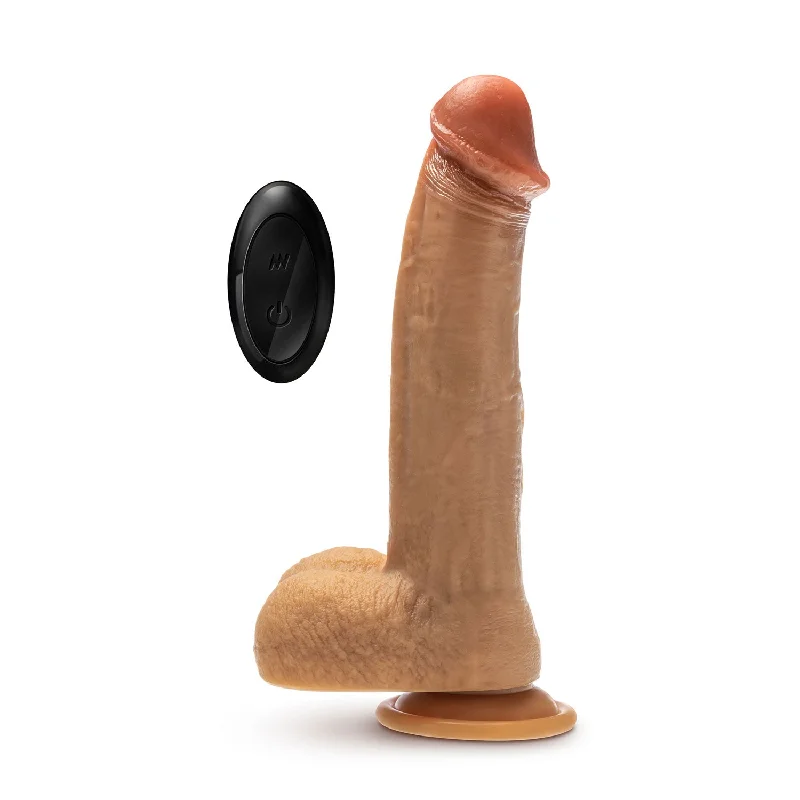 Dildo-exotic-Dr. Skin Silicone - Dr. Phillips - 8.5 Inch Thrusting Dildo - Tan