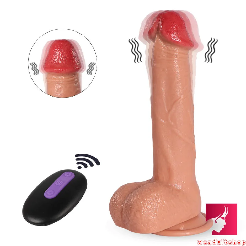 Penis-now-8.85in TPE 20 Frequencies Vibrating Electric Dildo Sex Toy