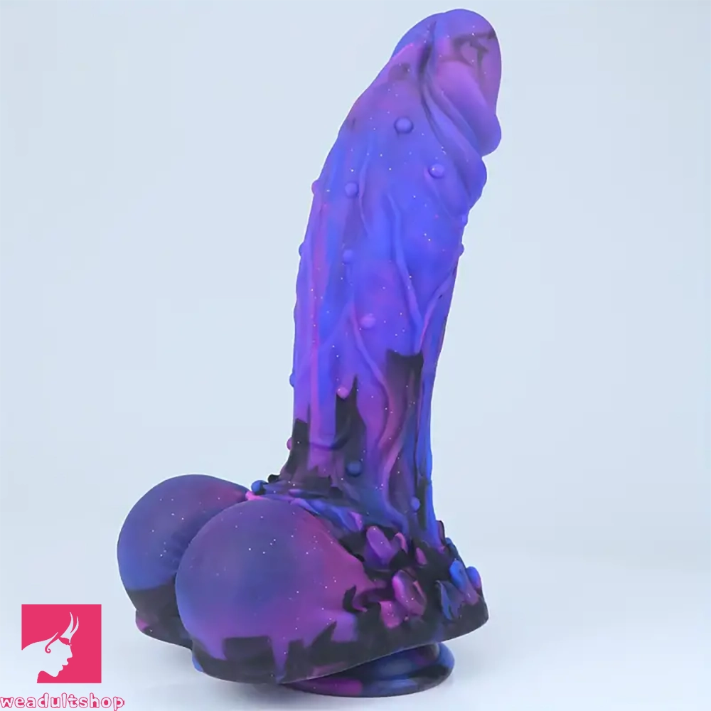 Dildo-banned-10.23in Starry Sky Silicone Soft Large Adult Dildo With Suction Cup