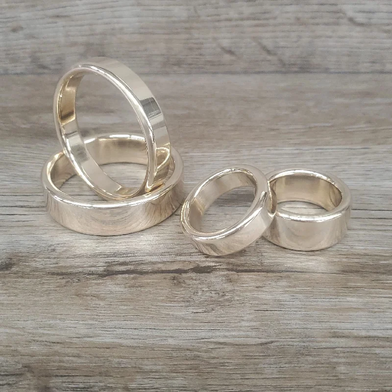 cock ring user style-24K Gold Plated Glans Ring Cockring - Narrow & Wide Design Style