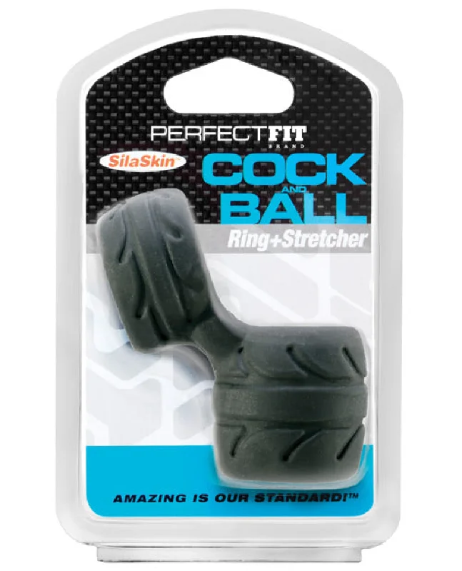 cock ring durable comfort-Perfect Fit Silaskin Cock & Ball Ring