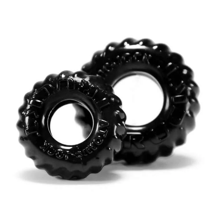 cock ring easy design-Truckt 2-Piece Cock Ring Set - Skinflex-TPR, Phthalate-Free, Multiple Fits, and Superior Grip