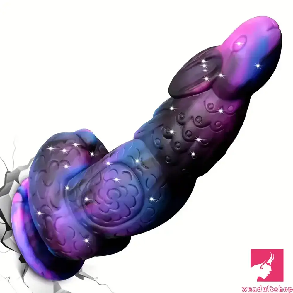 Dildo-advanced-8.5in Silicone Dragon Soft Dildo For Men Women With Rabbit Head