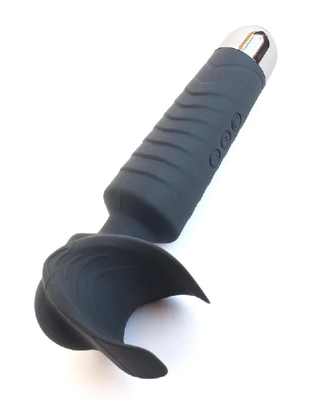 cock ring enhanced grip-Man Wand Silicone Vibrating Penis Masturbator