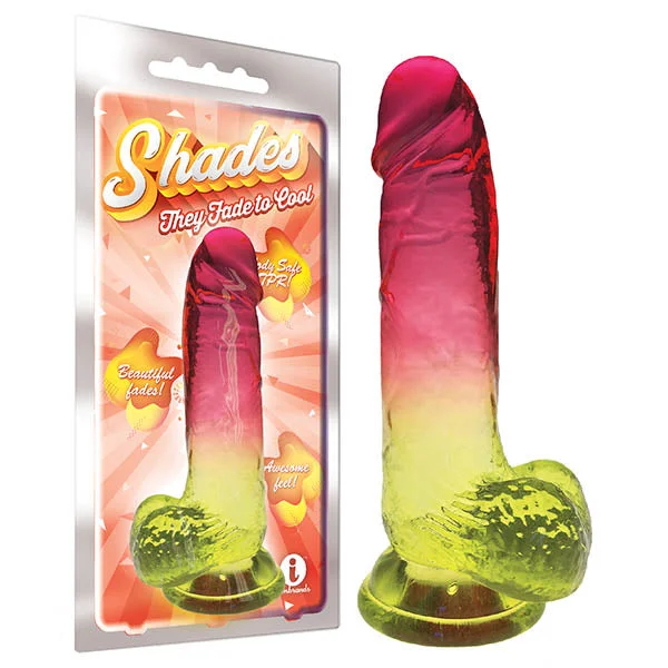 penis-injury-prevention-guide-Shades 8'' Jelly TPR Dong