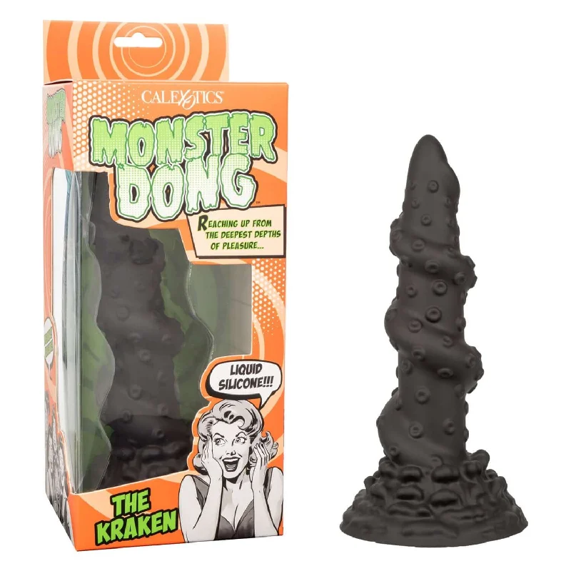 penis-pain-during-sleep-Monster Dong the Kraken 8 inches - Black