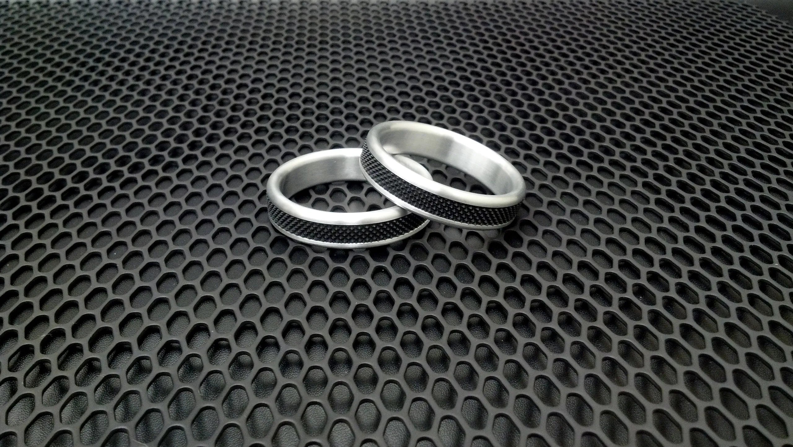 cock ring luxury texture-GRIPZ Single Style Cockring in Aluminum