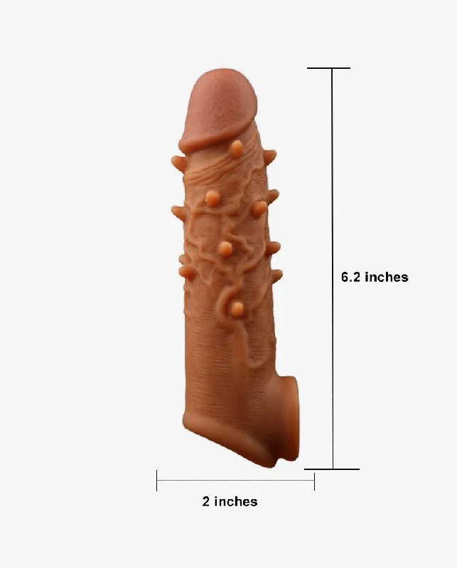 cock ring quiet style-Yunmen Choco Silicone Penis Sleeve