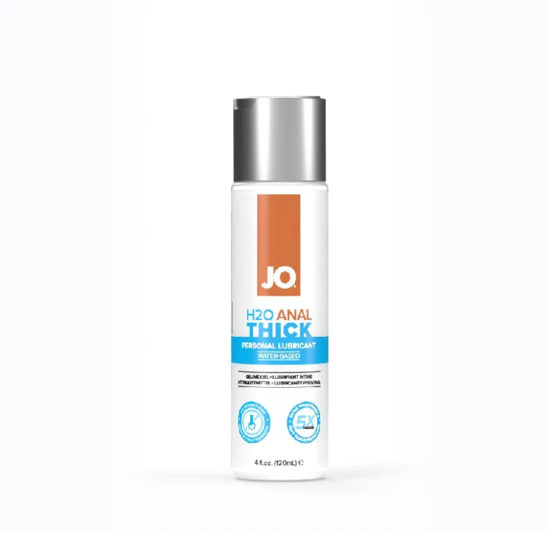 anal toys with soft shaft-JO H2O Anal Thick Water-Based Lubricant 4 oz.