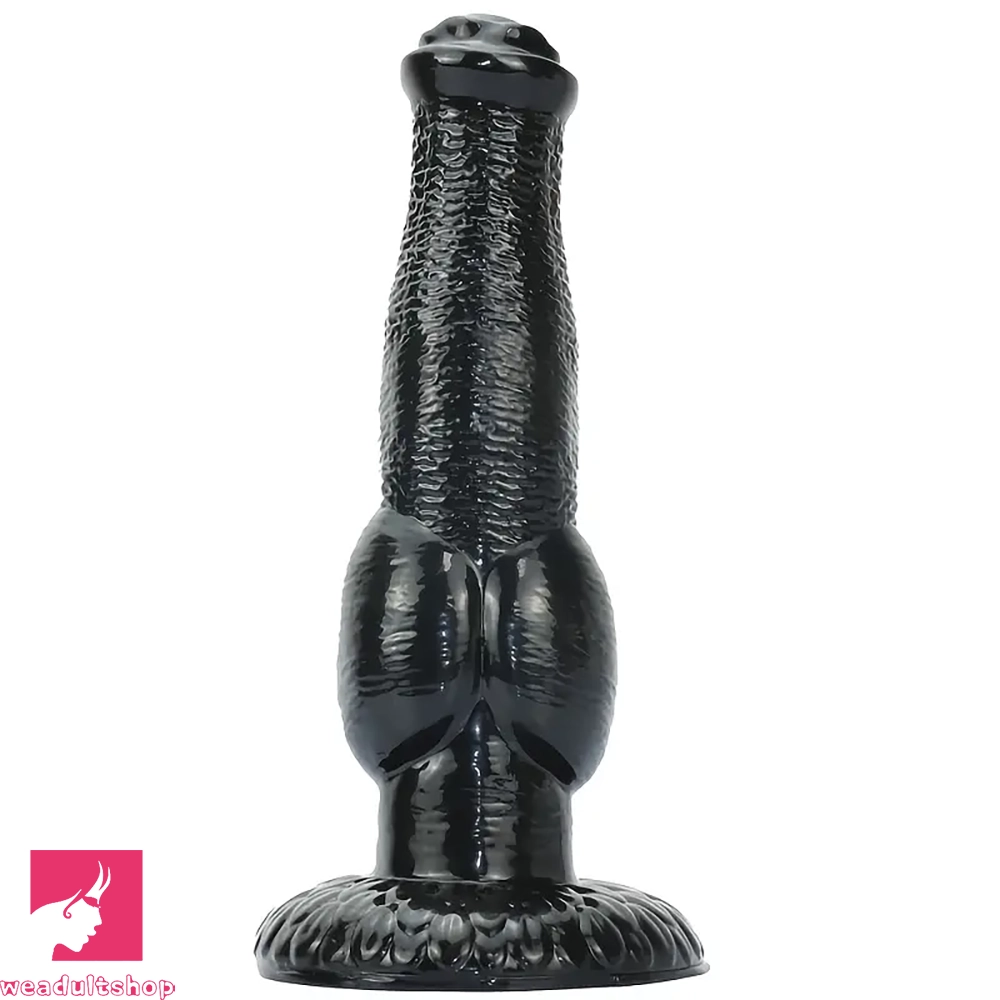 Dildo-distant-8.85in Realistic Animal Dog Knotted PVC Big Dildo For Women Sex