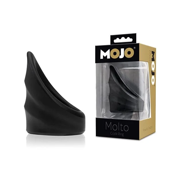 cock ring water proofing-Mojo - Molto Silicone Cock Ring (Black)