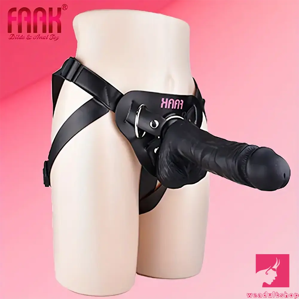 Dildo-carved-10.01in Silicone Soft Big Strap On Wearable Dildo For Gay Lesbian